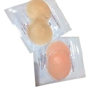 $4 Round Reusable Silicon Nipple cover pad skin adhesive gel.